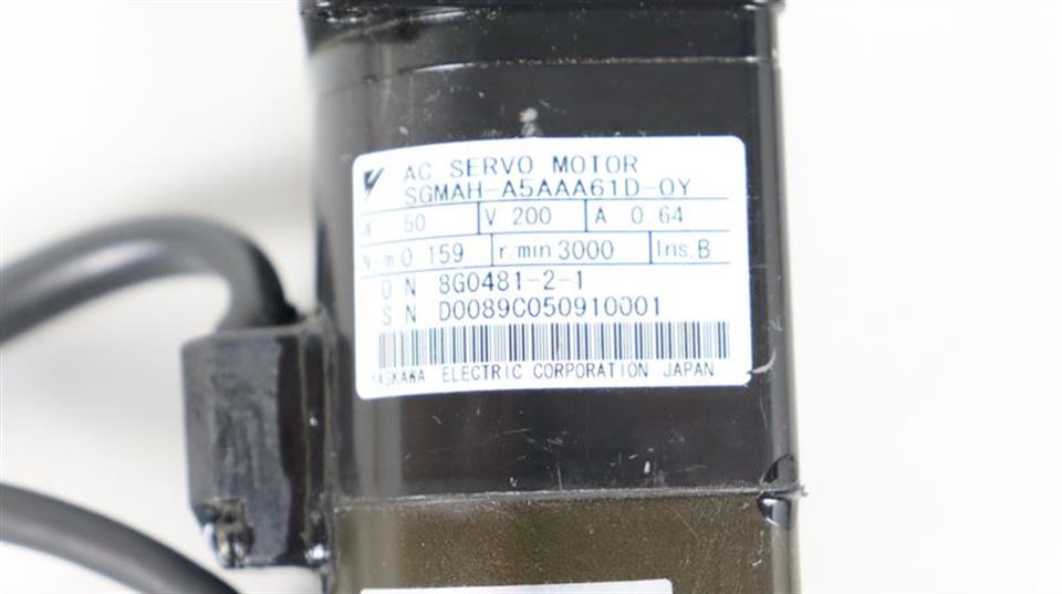 Omron SGMAH-A5AAA61D-0Y Servo Motor TOP ZUSTAND