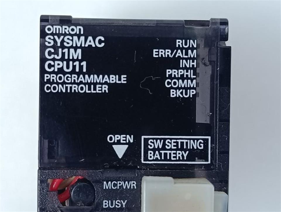 Omron Sysmac CJ1M-CPU11 Ver.2.0 Abdeckung gebrochen TESTED