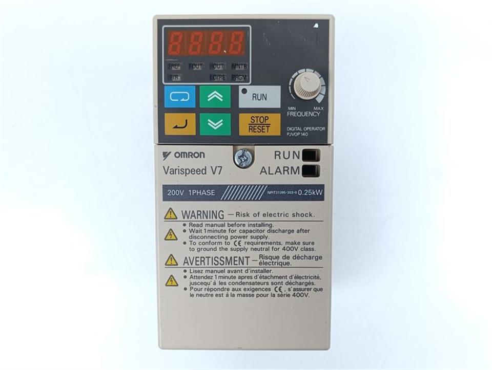 Omron Yaskawa CIMR-V7AZB0P2 TESTED & TOP ZUSTAND