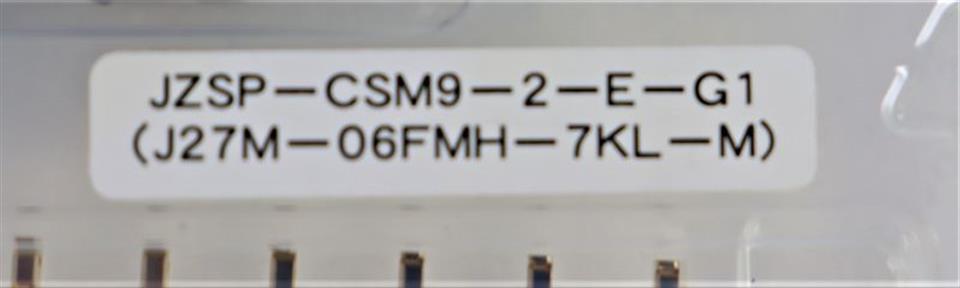 Omron Yaskawa Stromstecker JZSP-CSM9-2-E-G1 UNUSED & OVP