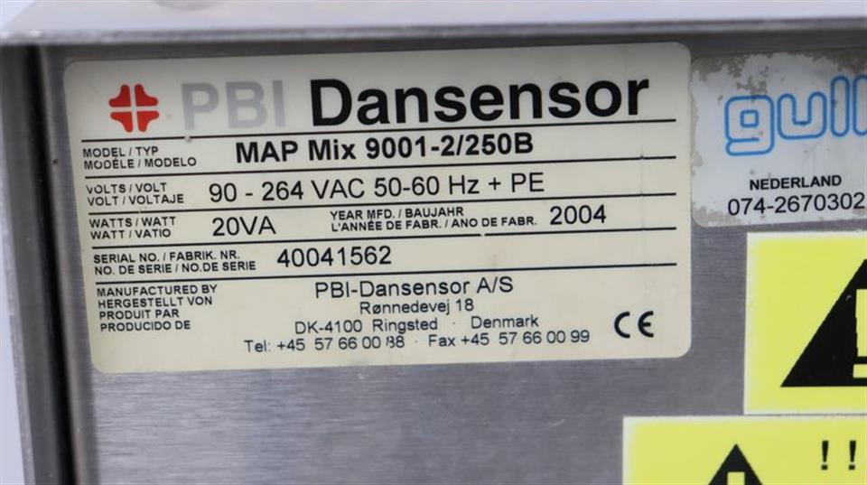 PBI DANSENSOR MAP MIX 9001-2/250B NEUWERTIG
