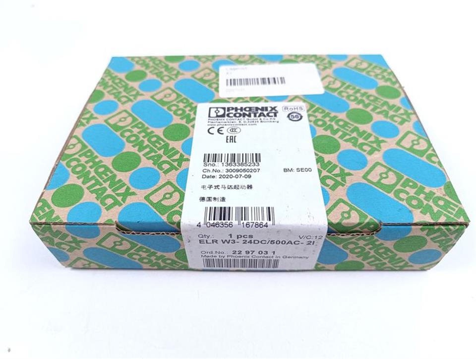PHOENIX CONTACT ELR W3-24DC/500AC-2I Order No.: 2297031 UNUSED & OVP & SEALED