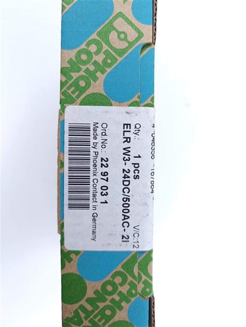 PHOENIX CONTACT ELR W3-24DC/500AC-2I Order No.: 2297031 UNUSED & OVP & SEALED