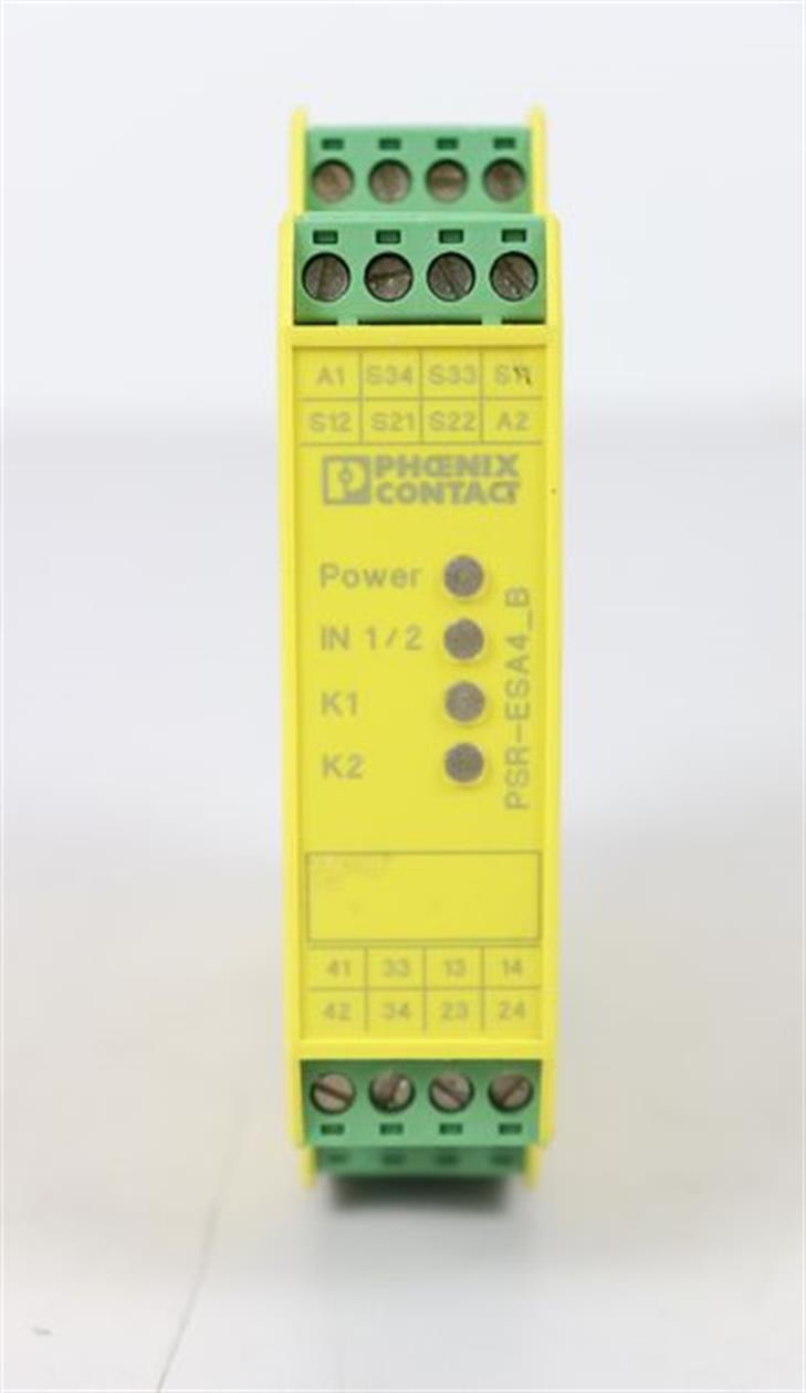 PHOENIX CONTACT PSR-SCP-24UC/ESA4/3X1/1X2/B Safety Relay OrdNr 2963763 TESTED