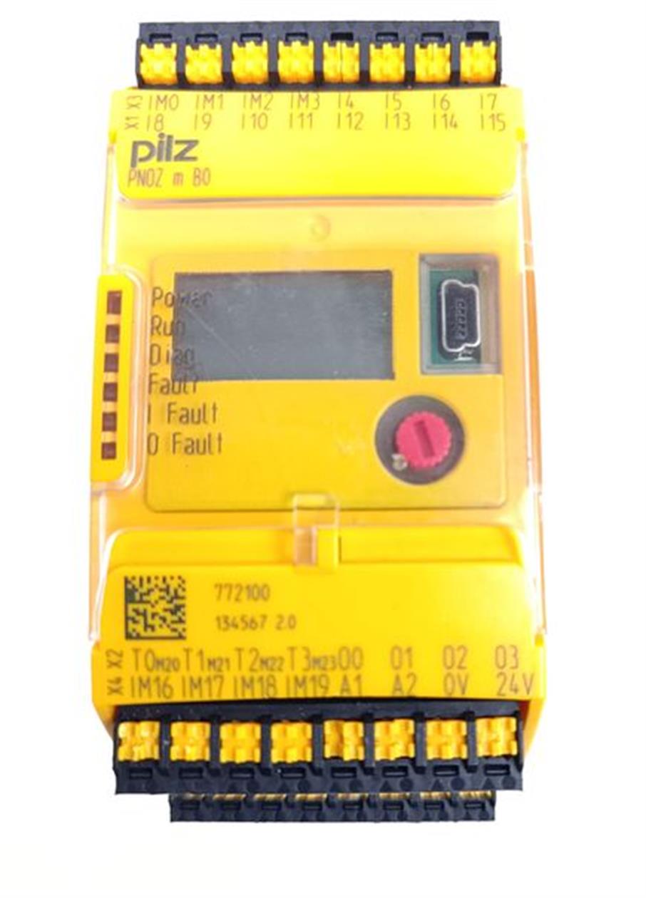 Pilz PNOZ m B0 Steuerungssystem Ident No.772100 Version 2.0 TESTED & TOP ZUSTAND