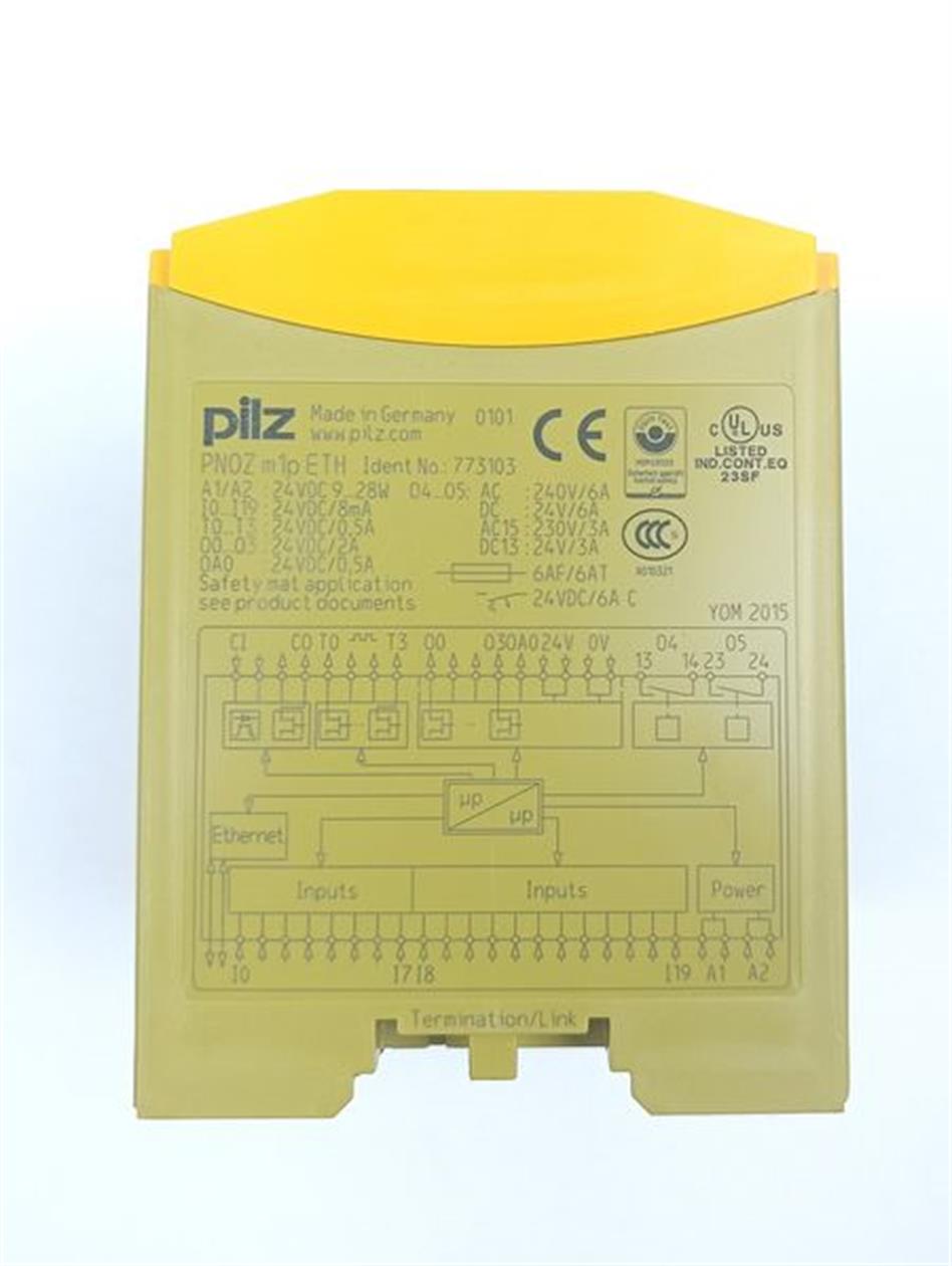 Pilz PNOZ m1p ETH Ident No. 773103 Vers. 6.7 TESTED & TOP ZUSTAND