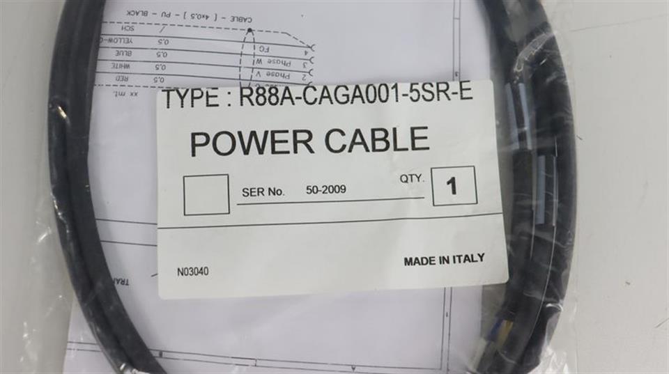 Power Cable Kabel E83517 R88A-CAGA001-5SR-E UNUSED OVP SEALED