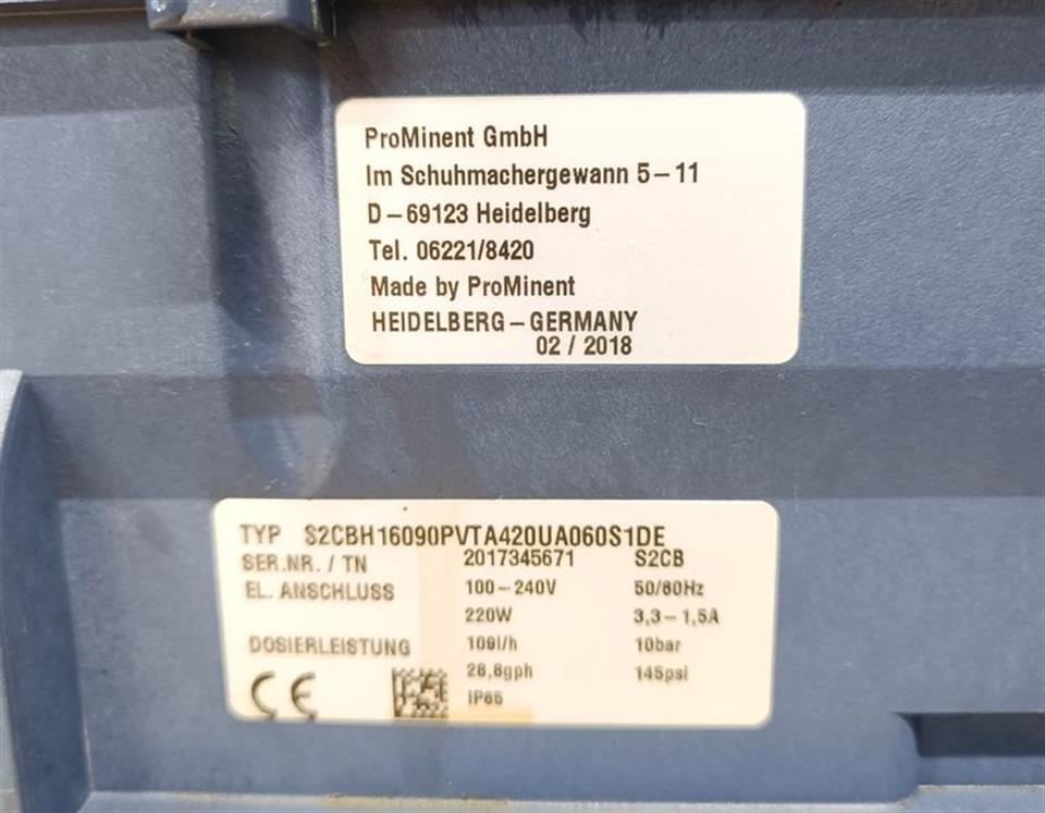 ProMinent AF 63/ 4E-11 Motor + S2CBH16090PVTA420UA060S1DE + Keypad TOP ZUSTAND