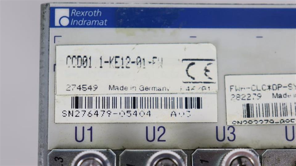 Rexroth CCD01.1-KE12-01-FW + FWA-CLC*DP-SY*-06VRS-MS TESTED & TOP ZUSTAND