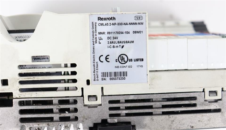 REXROTH IndraControl CML40.2-NP-330-NA-NNNN-NW FD: 08W01 TESTED TOP ZUSTAND