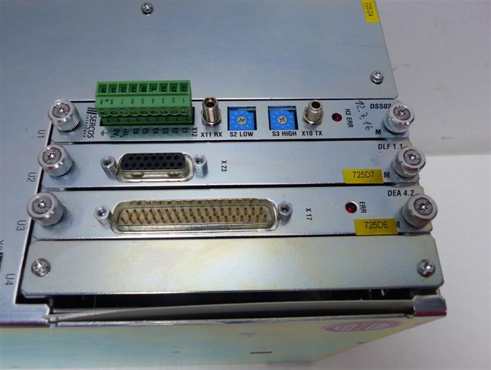 Rexroth Indramat HDS04.2-W200N-HS33-01-FW R911281968 + Memory Card Top Zustand