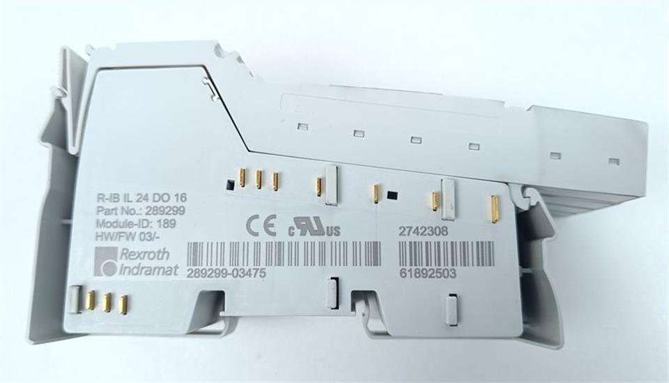 Rexroth Indramat R-IB IL 24 DO 16 Module-ID: 189 289299 TOP ZUSTAND