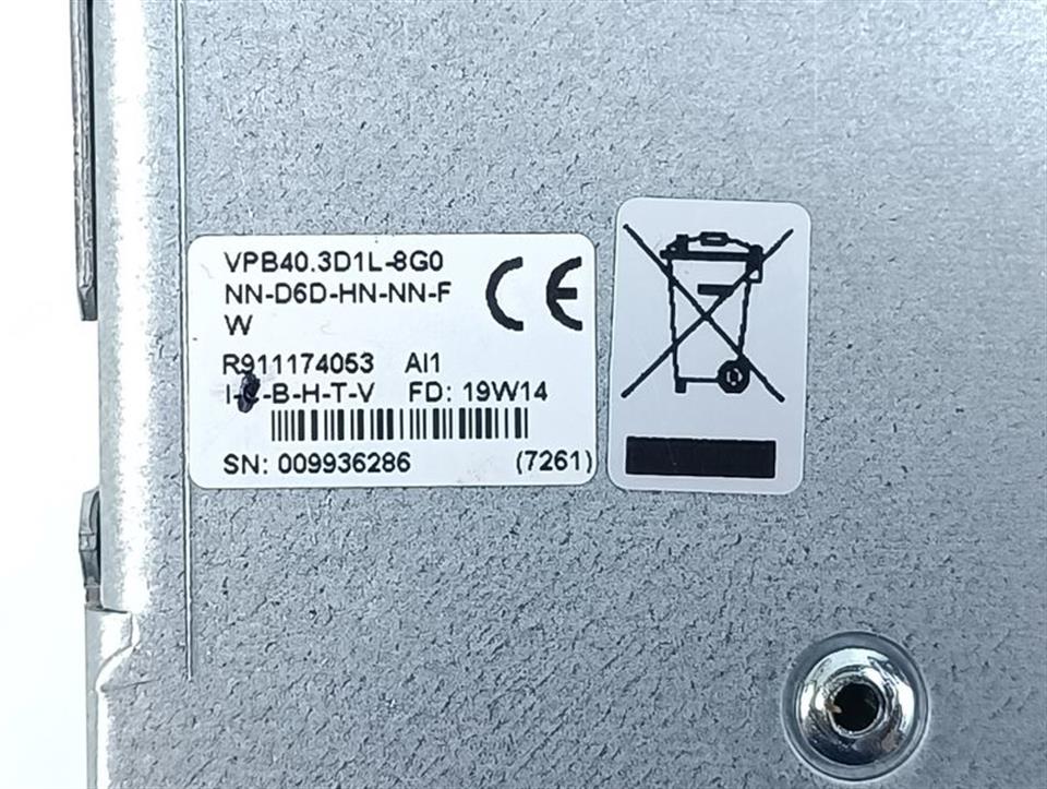 Rexroth IndraMotion MTX VPB40.3 R911388785 VPB40.3D1L-8G0NN-D6D-HN-NN-FW TESTED