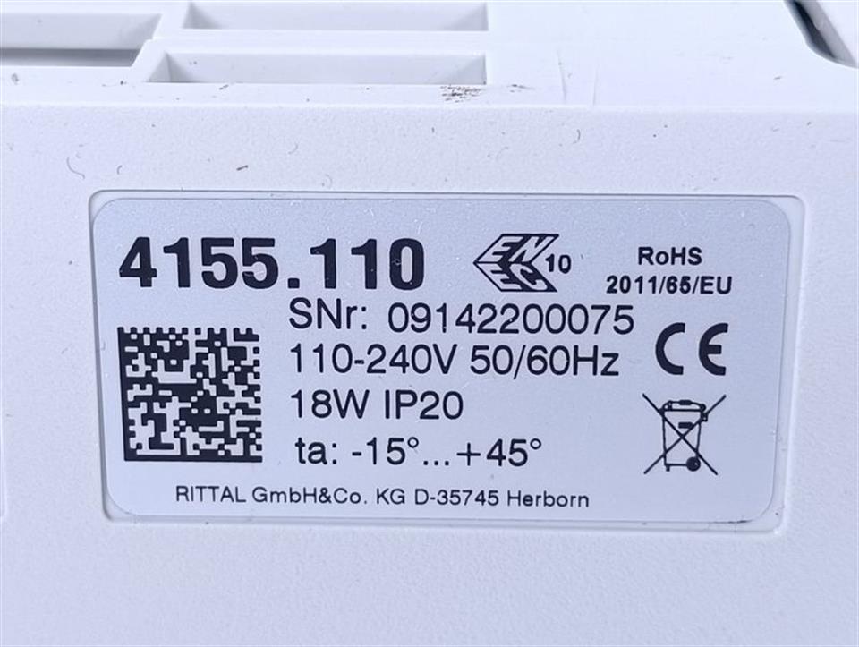 Rittal 4155.110 Universalleuchte 110-240V 50/60Hz 18W UNUSED & OVP