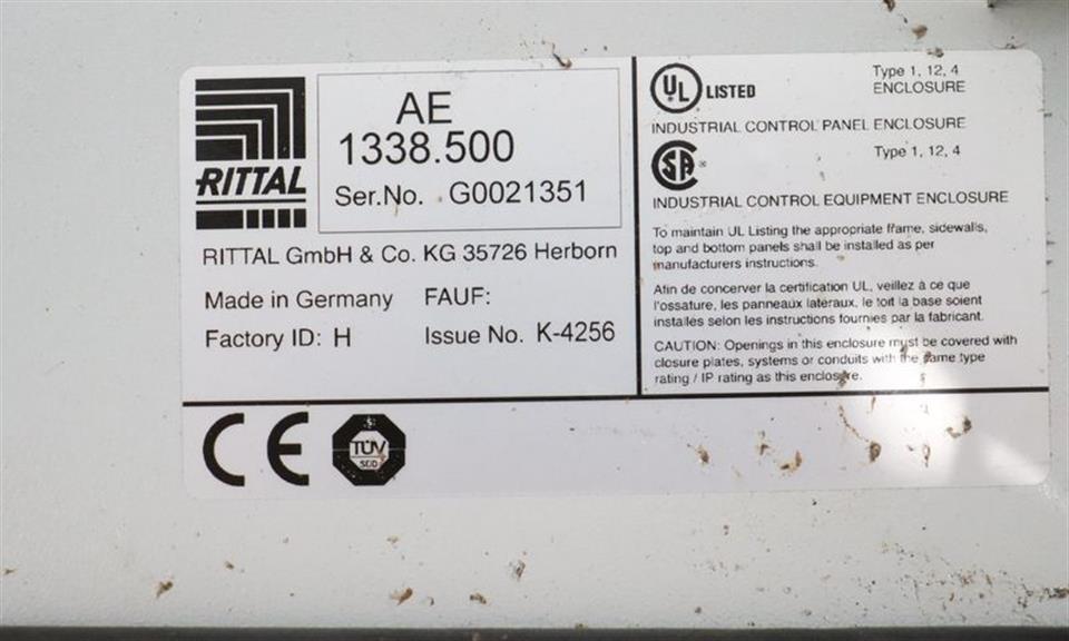 Rittal AE1338.500 Schaltschrank Ser:No. G0021351 350x380x600mm TOP ZUSTAND