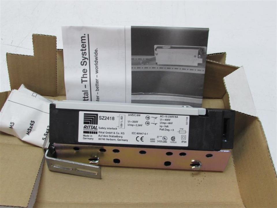 RITTAL SZ2418 24VDC/8W 2,5kV Sicherheitsverriegelung  UNUSED OVP