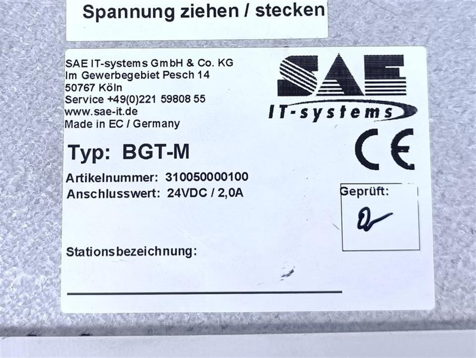 SAE IT-systems easyline FW-40 BGT-M + 160E-5 + 16RA-1 TESTED & TOP ZUSTAND