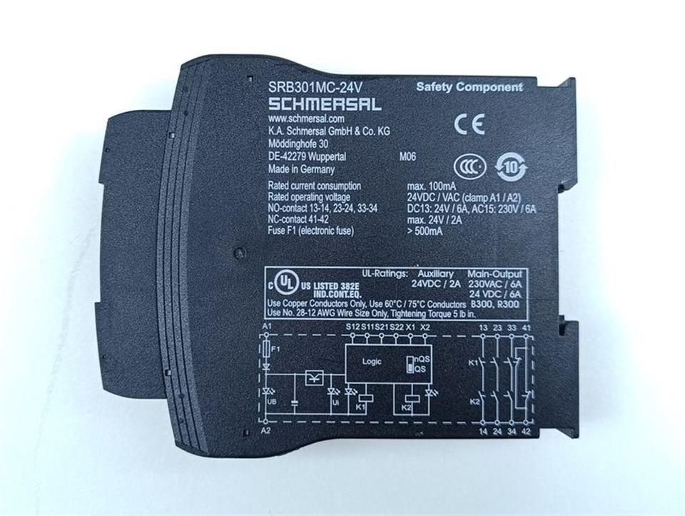 Schmersal Sicherheitsrelais SRB301MC- 24V TOP ZUSTAND
