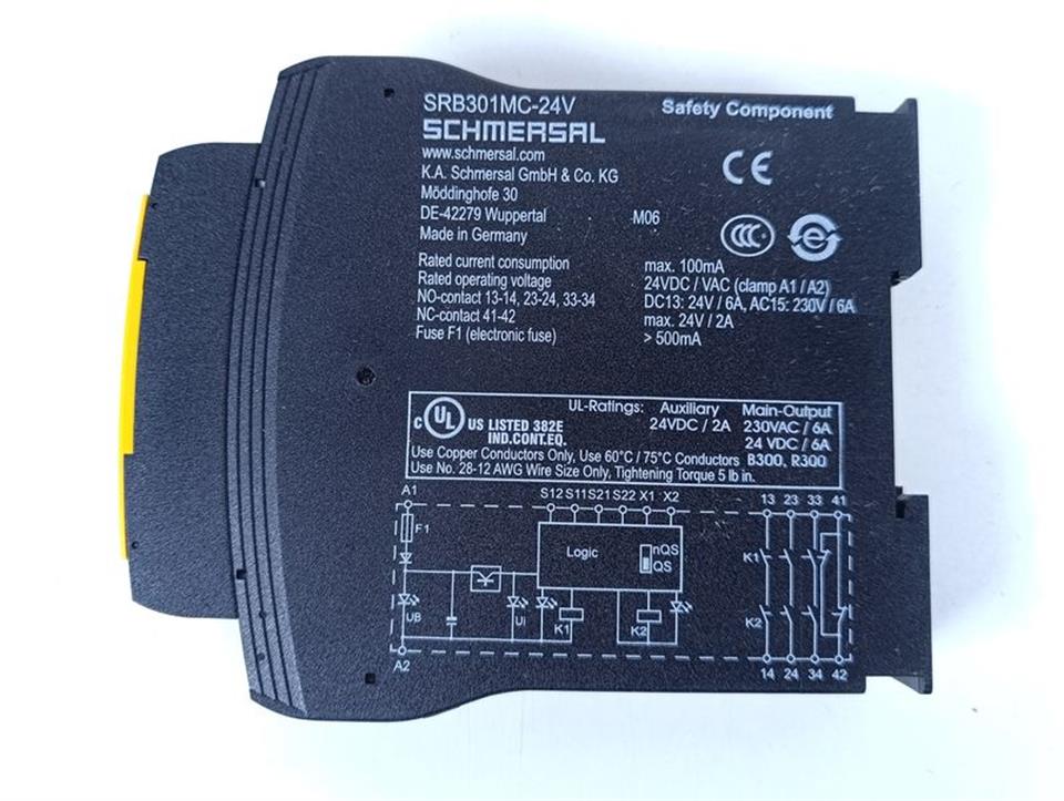 Schmersal Sicherheitsrelais SRB301MC- 24V UNUSED & OVP