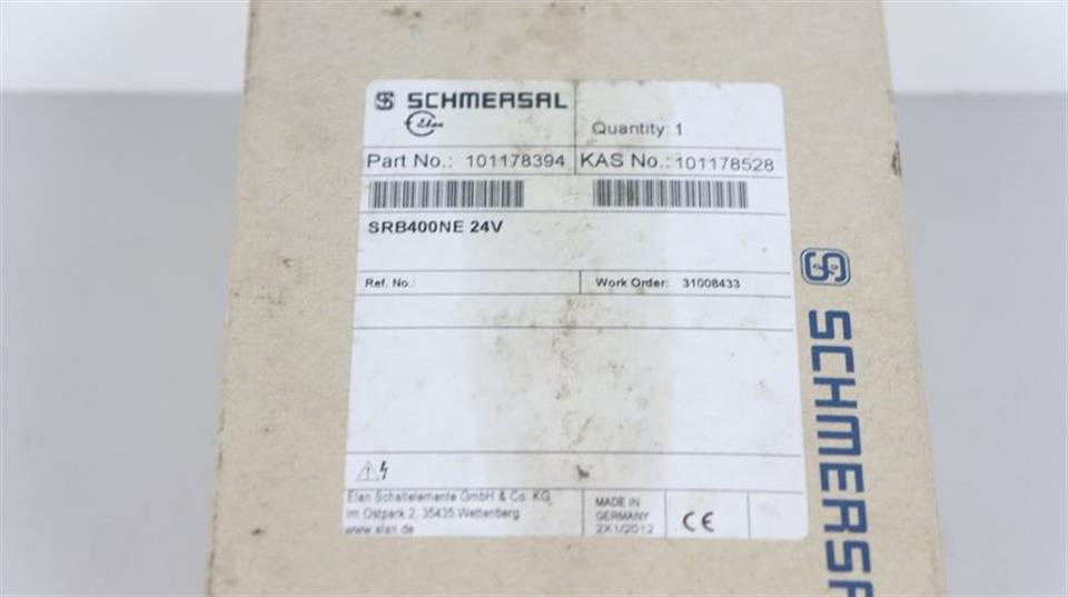 Schmersal Sicherheitsrelais SRB400NE 24V TESTED UNUSED & OVP