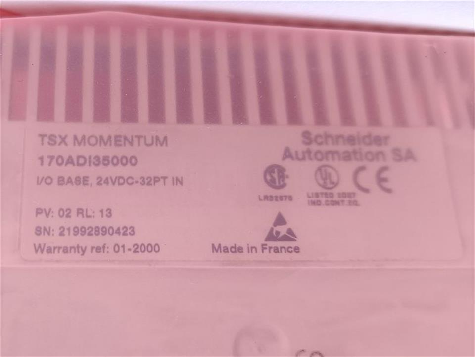 Schneider Automation SA 170ADI35000 I/O Base ohne Abdeckung TOP ZUSTAND
