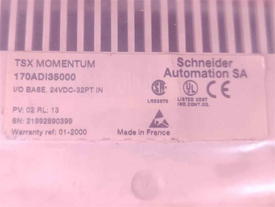 Schneider Automation SA TSX MOMENTUM 170ADI35000 + 170INT11000 TOP ZUSTAND