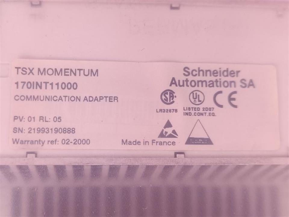 Schneider Automation SA TSX MOMENTUM 170ADM35010 + 170INT11000 TOP ZUSTAND