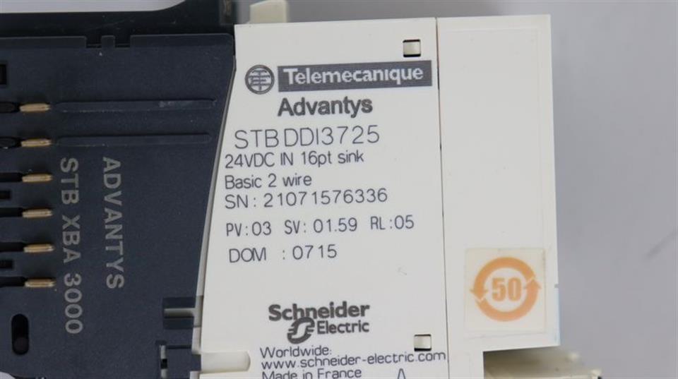 Schneider Electric Advantys STBDDI3725 + STB XBA 3000 TOP ZUSTAND TESTED