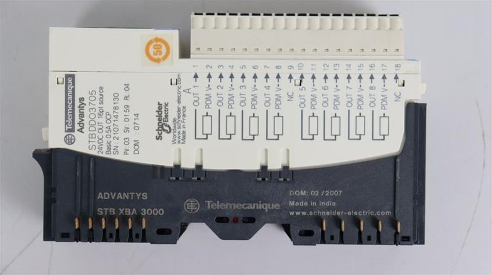 Schneider Electric Advantys STBDDO3705 + STB XBA 3000 TOP ZUSTAND TESTED