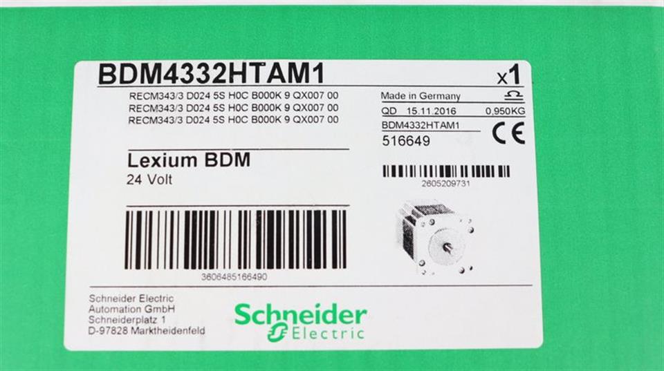 SCHNEIDER ELECTRIC BDM4332HTAM1 RECM343/3 D024 5S H0C UNUSED & OVP