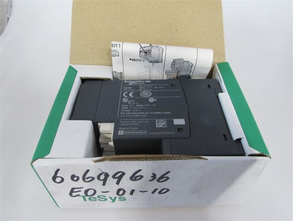 Schneider Electric LU2MB0FU LU2M B0FU Reverser Block Wendeblock TeSys 036380 OVP