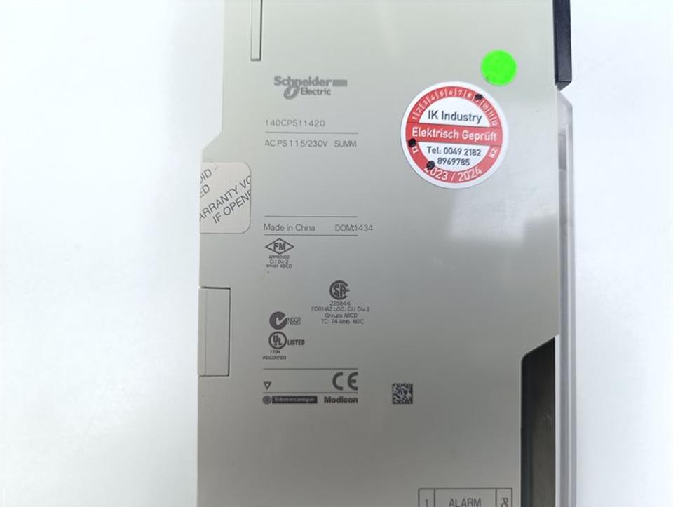 Schneider Electric Modicon Quantum 140CPS11420 230V 0,7A TESTED & NEUWERTIG