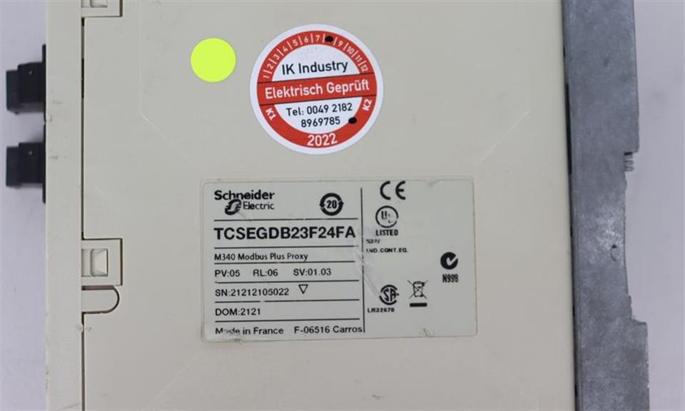 Schneider Electric TCSEGDB23F24FA M340 Modbus Plus Proxy TESTED TOP ZUSTAND