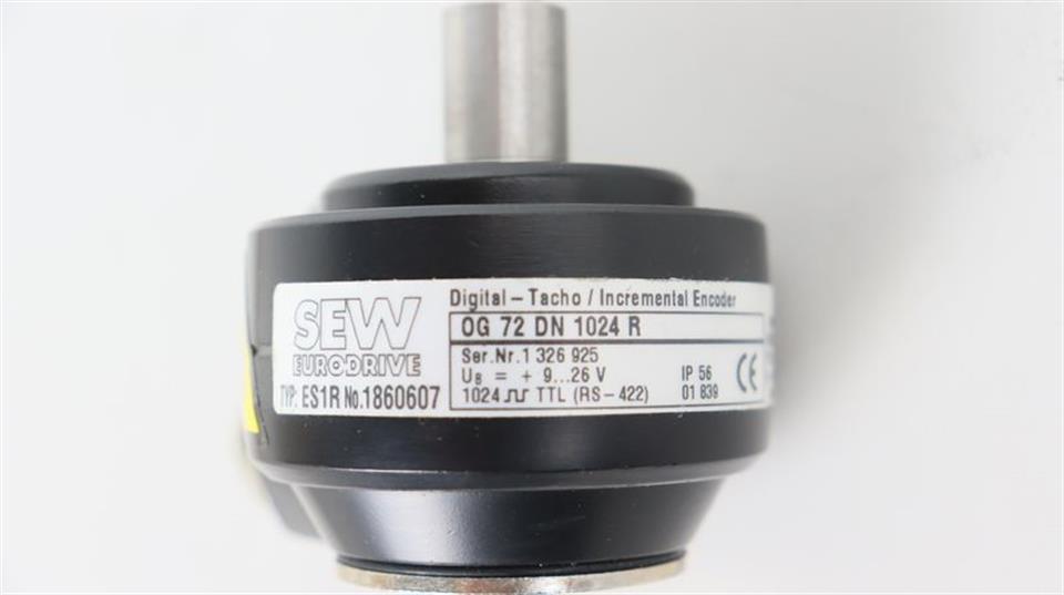 SEW Eurodrive 1860607 OG 72 DN 1024 R Incremental Encoder OG72DN1024 R UNUSED
