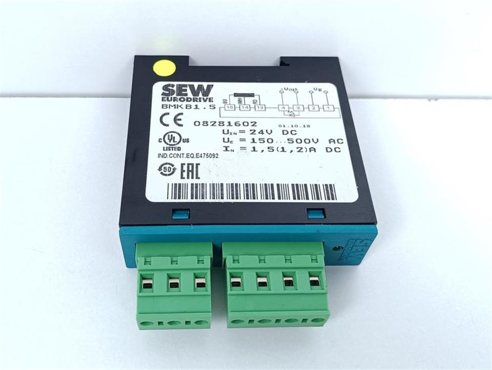 SEW Eurodrive BMK B1.5 Bremsgleichrichter Art Nr. 08281602 TOP ZUSTAND