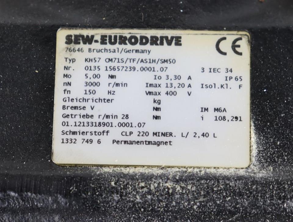 SEW EURODRIVE KH57 CM71S/TF/AS1H/SM50