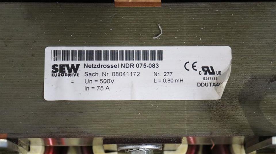 SEW EURODRIVE NETZDROSSEL NDR 075-083 75A TOP ZUSTAND