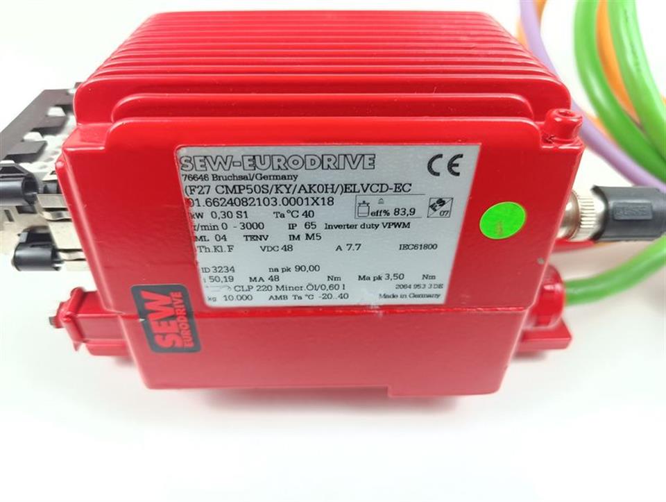 SEW F27 CMP50S/KY/AK0H/ELVCD-EC i=50,19 Motor + Getriebe + Antrieb NEUWERTIG
