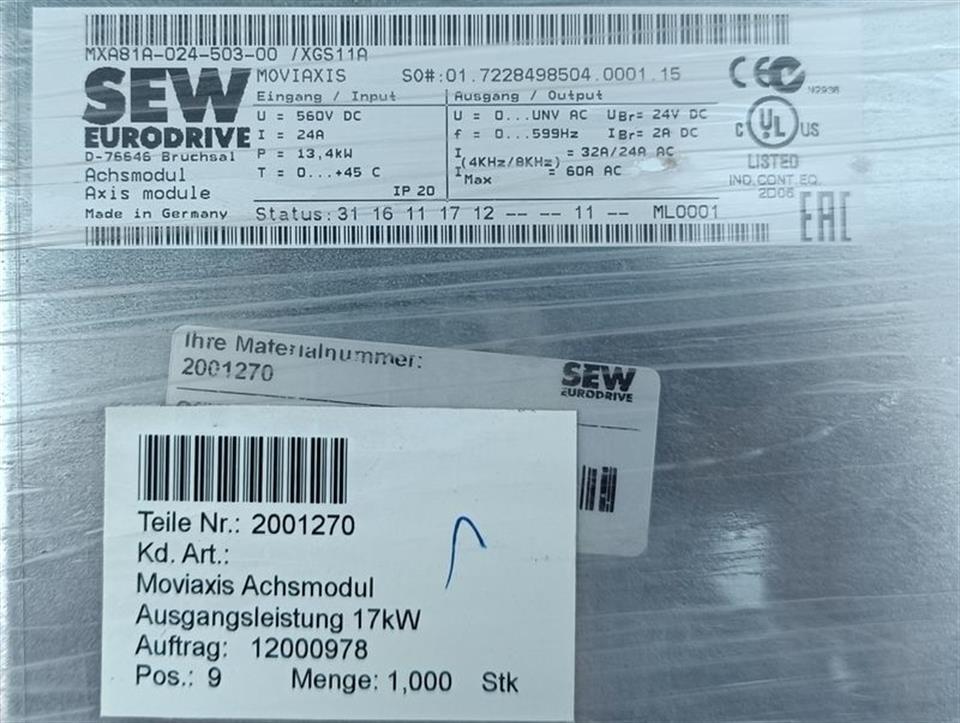 sew-moviaxis-mxa81a-024-503-00-xgh11a-134kw-24a-unused-84155-5.jpg