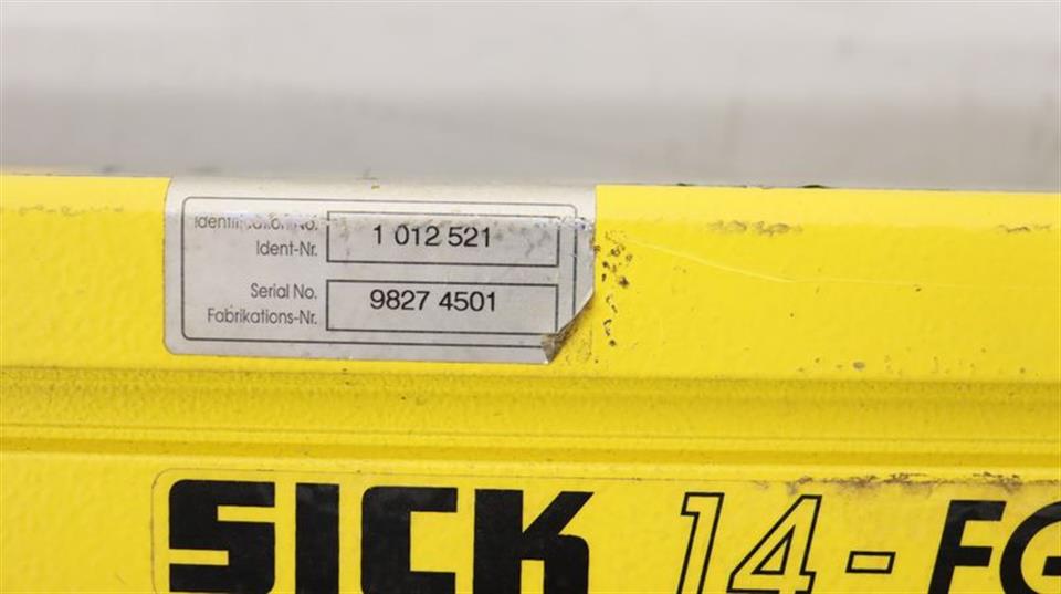 Sick 14-FGS Lichtschranke Sender FGSS1800-11 + Empfänger FGSE1800-11 TOP ZUSTAND