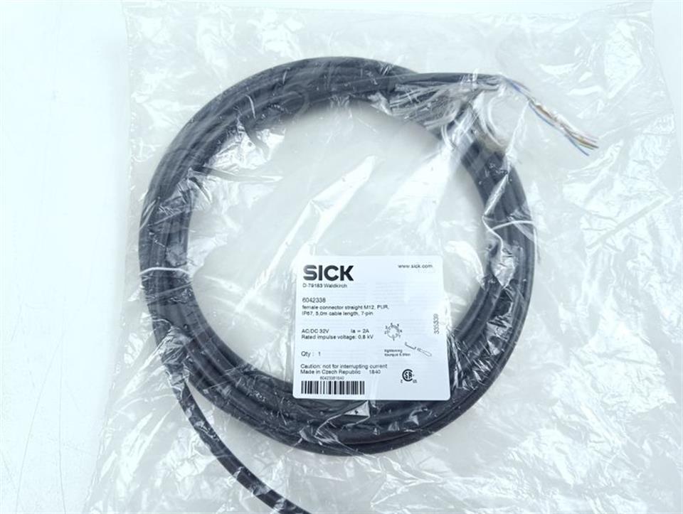 SICK 6042338 Sensor Cable 5M UNUSED & OVP & SEALED