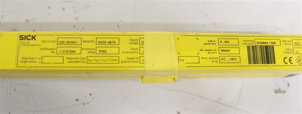 Sick C2000 extended C20S-120103A11 Sender + C20E120303A11 Empfänger TOP ZUSTAND