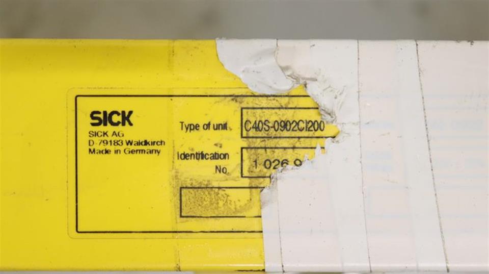 Sick C4000 entry/exit C40S-0902CI200 Sender + C40E-0902C1200 Empf. TOP ZUSTAND