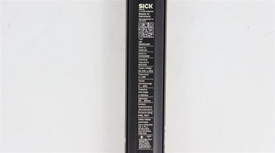 Sick deTec4 Sender C4P-SA04531A00 C4PSA04531A00 450mm ID 1220124 UNUSED