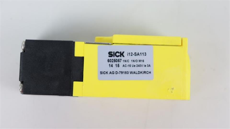 Sick i12-SA113 Sicherheitsschalter 6025057 TOP ZUSTAND