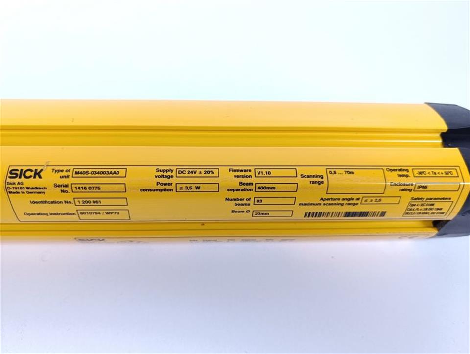 Sick M 4000 M40E-034003RB0 + M40S-034003AA0 TOP ZUSTAND
