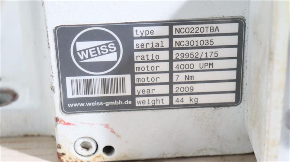 Siemens 1FK7042-5AK71-1DB0 + WEISS NC0220TBA Rundschalttisch TESTED TOP ZUSTAND