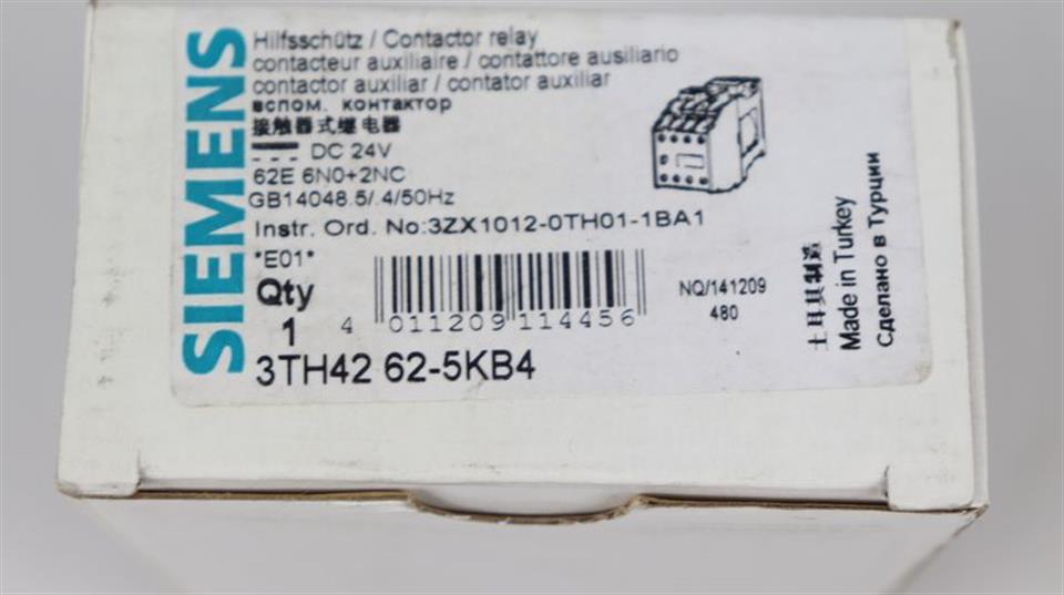 Siemens 3TH42 62-0BB4 Hilfsschütz UNUSED & OVP