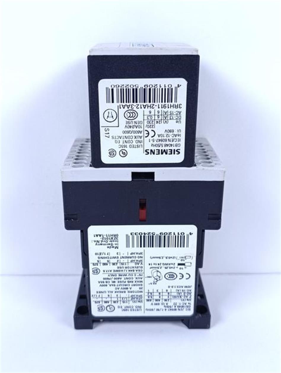 Siemens 3RT1016-2BB44-3MA0 + 3RT1916-1BB00 + 3RH1911-2HA12-3AA1 TOP ZUSTAND