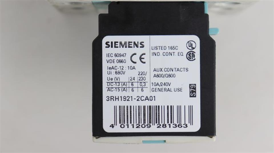 SIEMENS 3RT1025-1B..0 + 3RH1921-2CA01 TOP ZUSTAND
